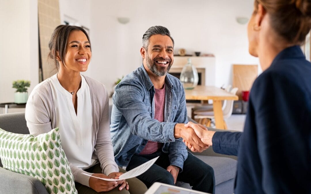 Couple discussing how to buy the best home with a buyers agent